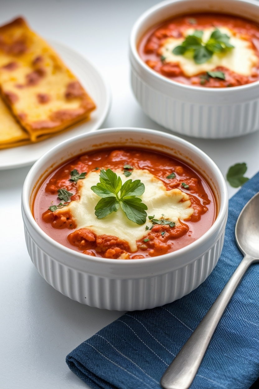 cheesy lasagna soup
