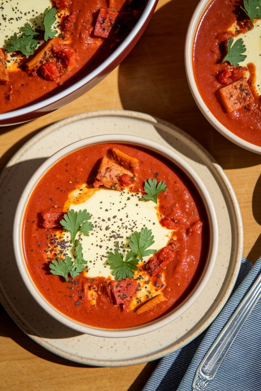 cheesy tomato lasagna soup
