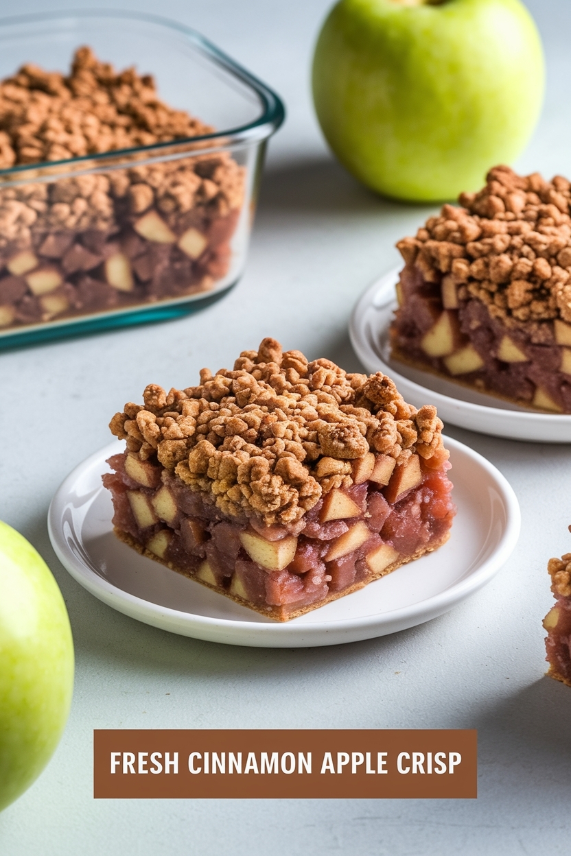 cinnamon apple crisp