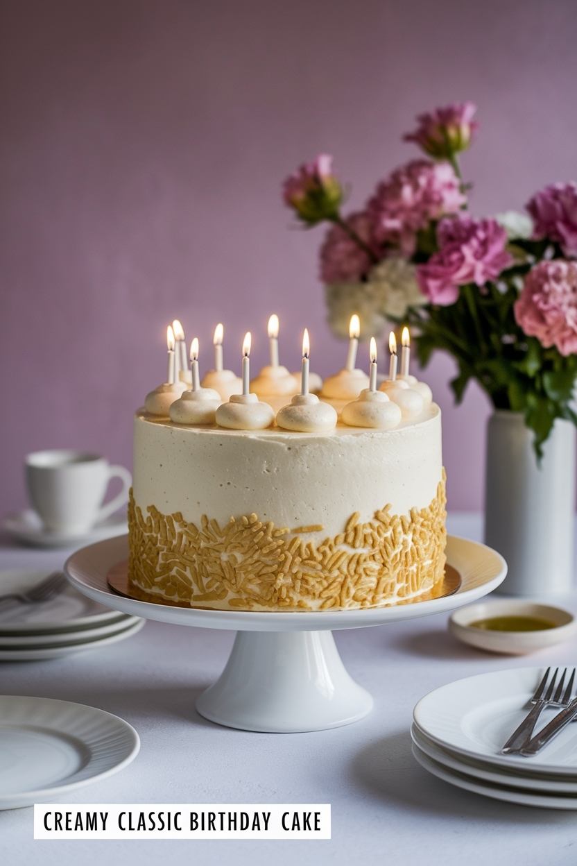 classic birthday cake