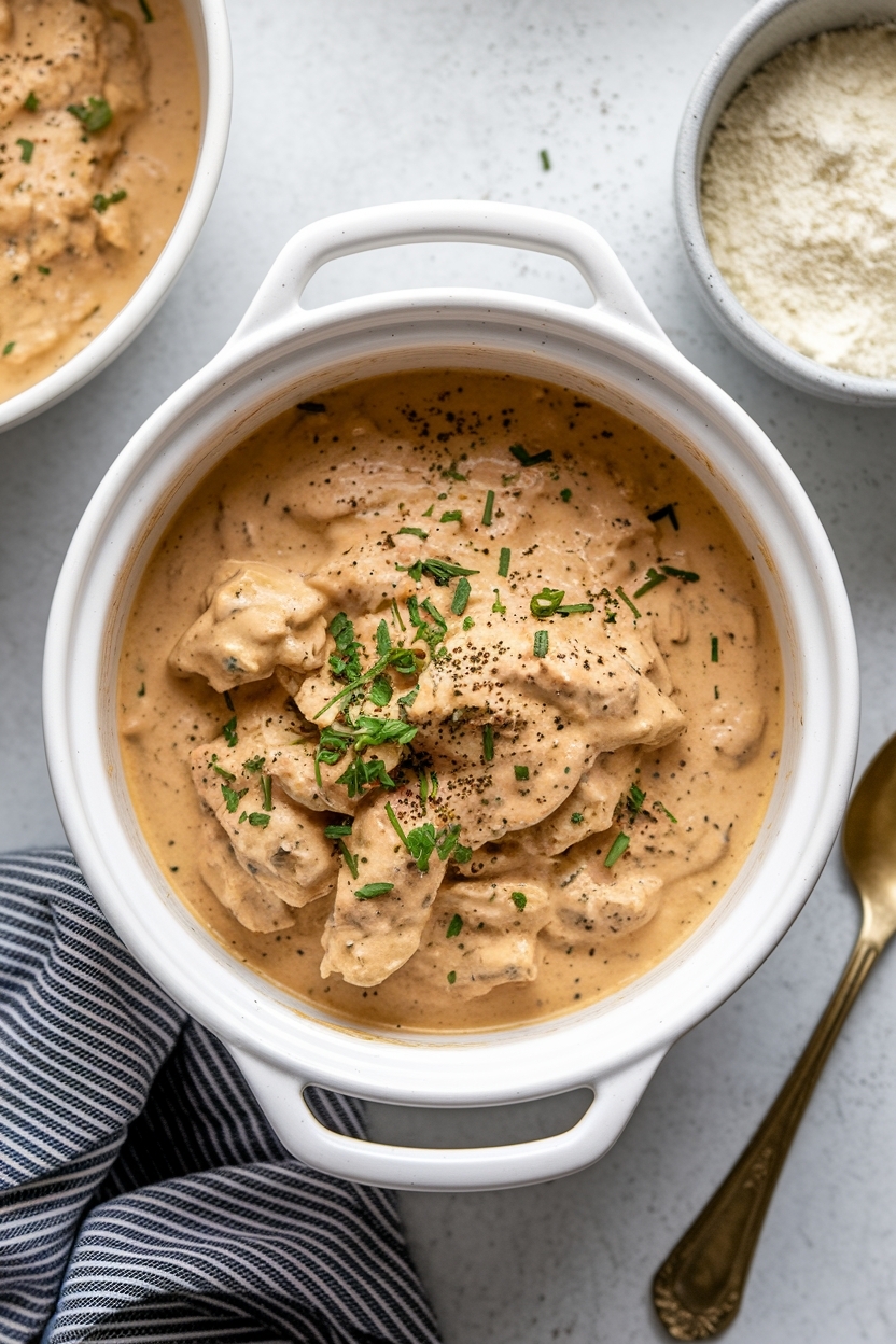 creamy crockpot chicken