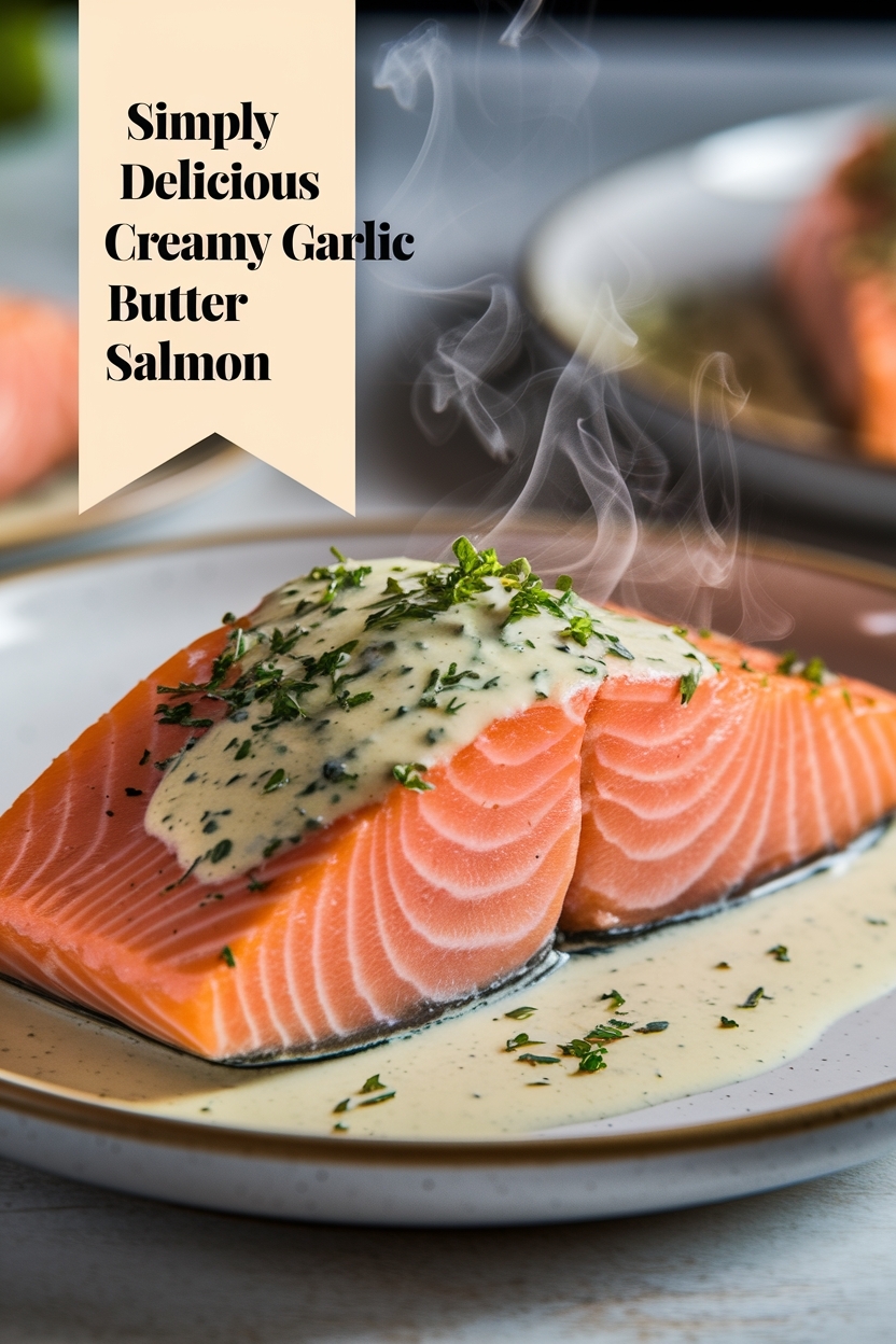 creamy garlic butter salmon