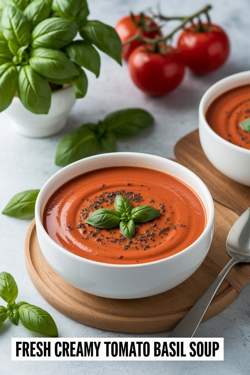 creamy tomato basil soup