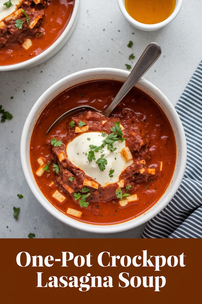 crockpot lasagna soup