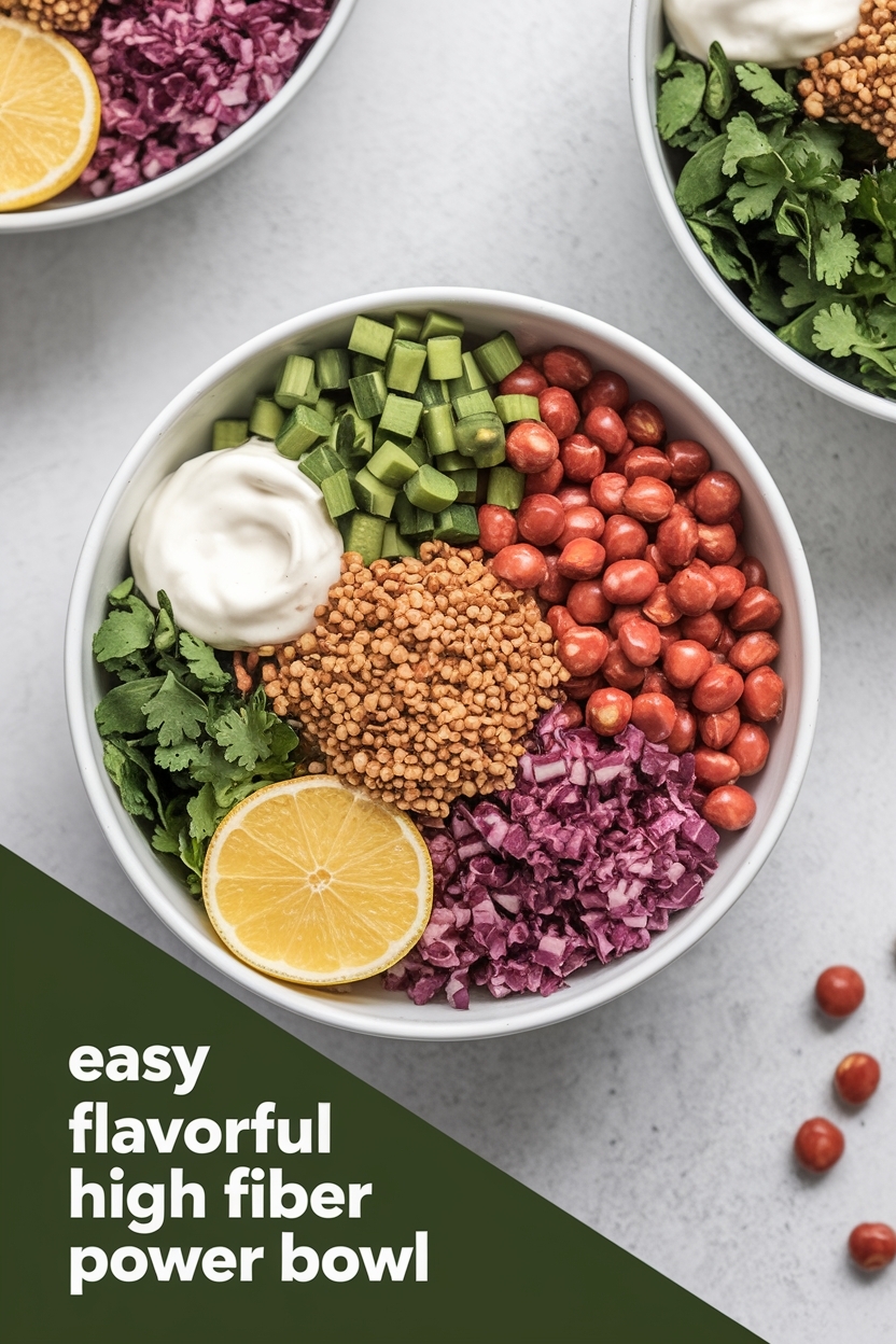 flavorful high fiber power bowl