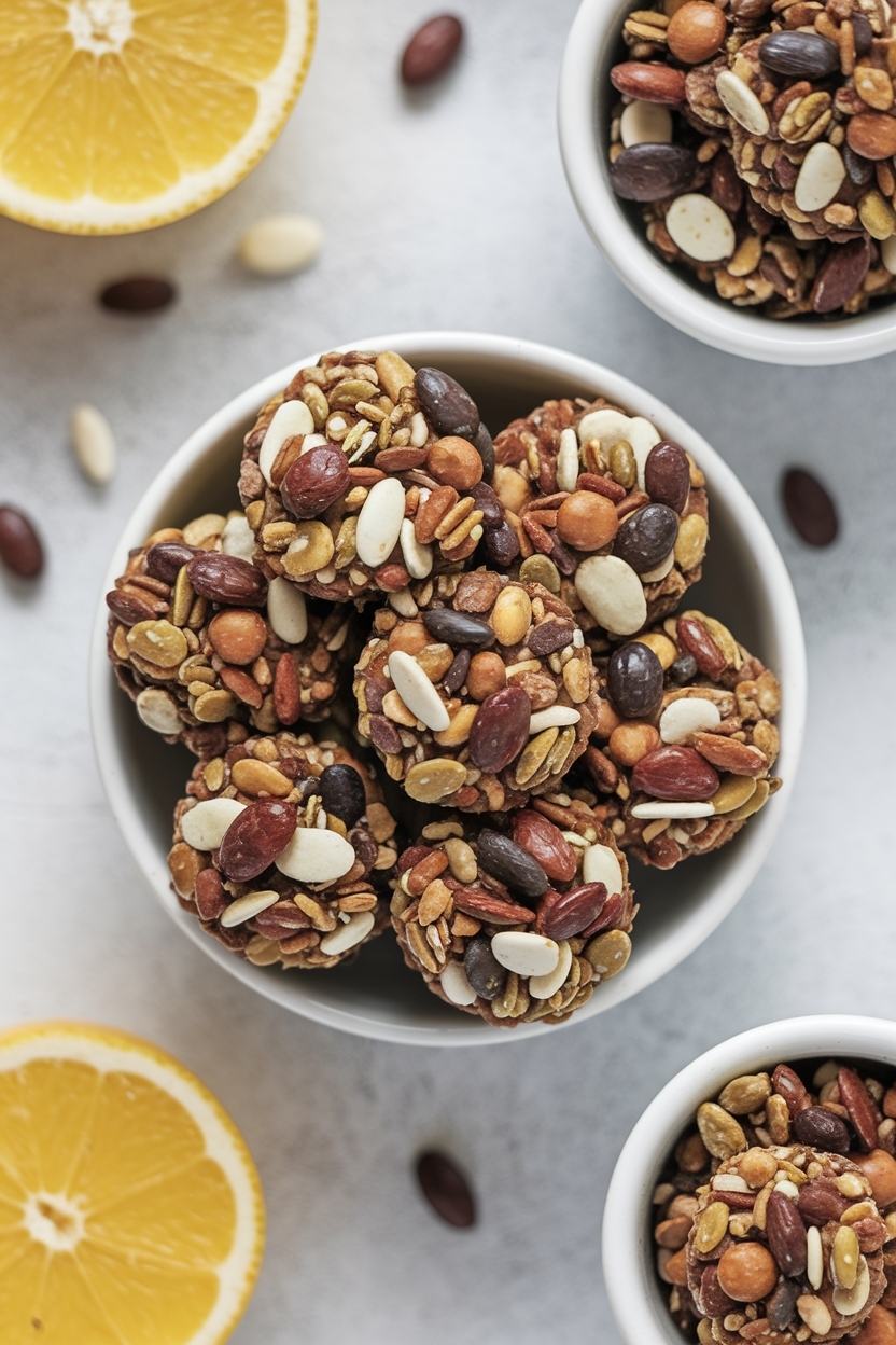 healthy trail mix snack bites