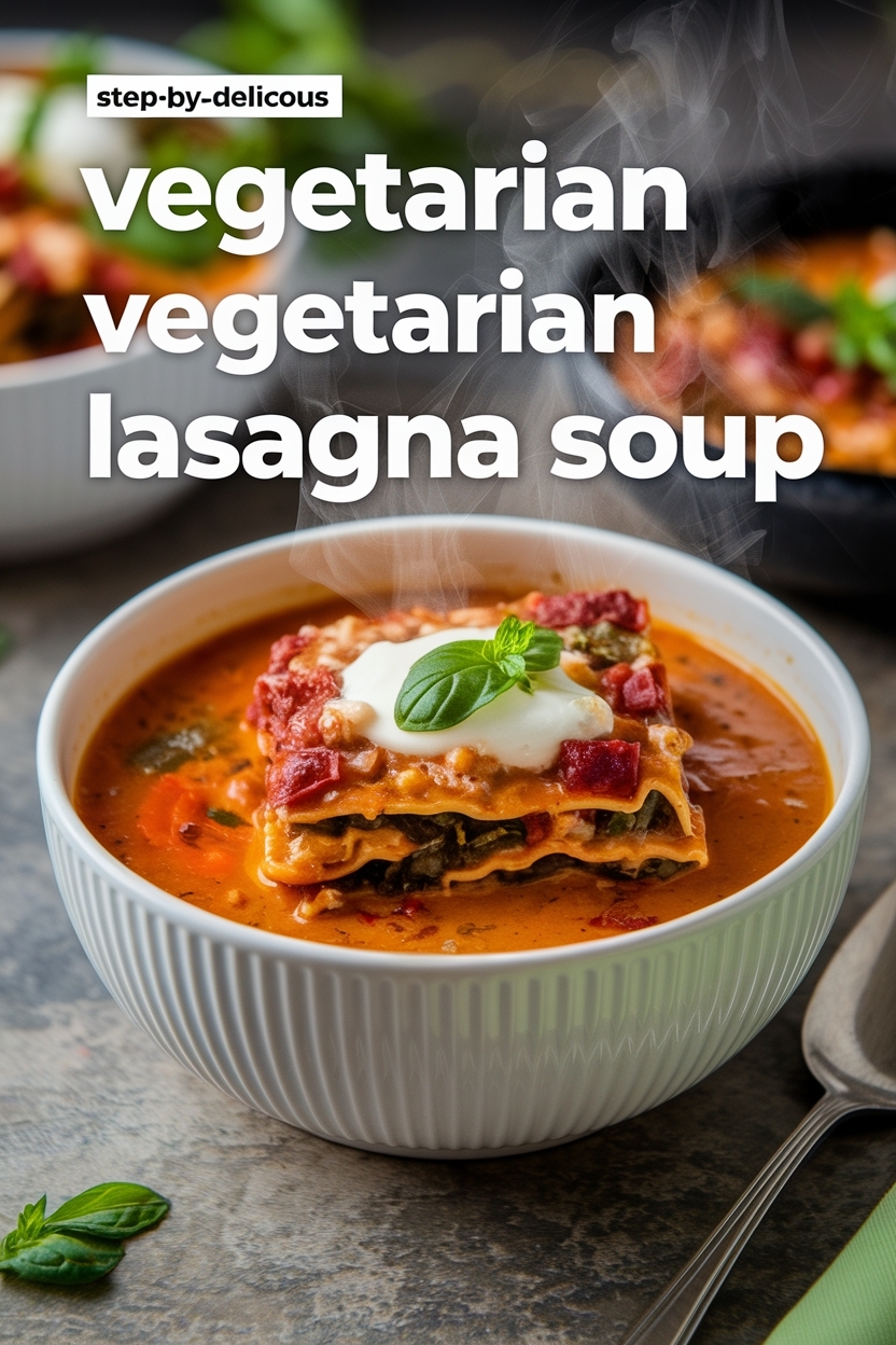 vegetarian lasagna soup