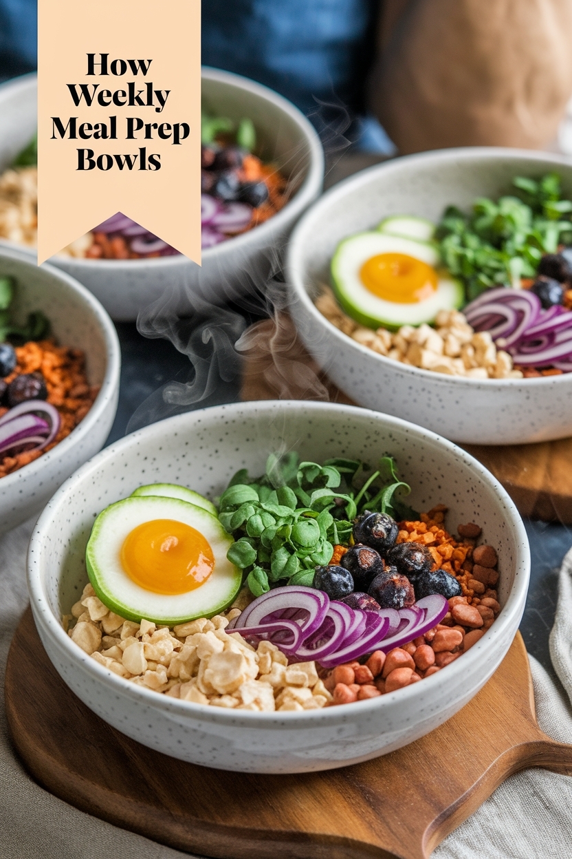 weekly meal prep bowls