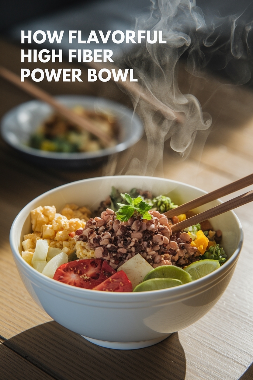 flavorful high fiber power bowl