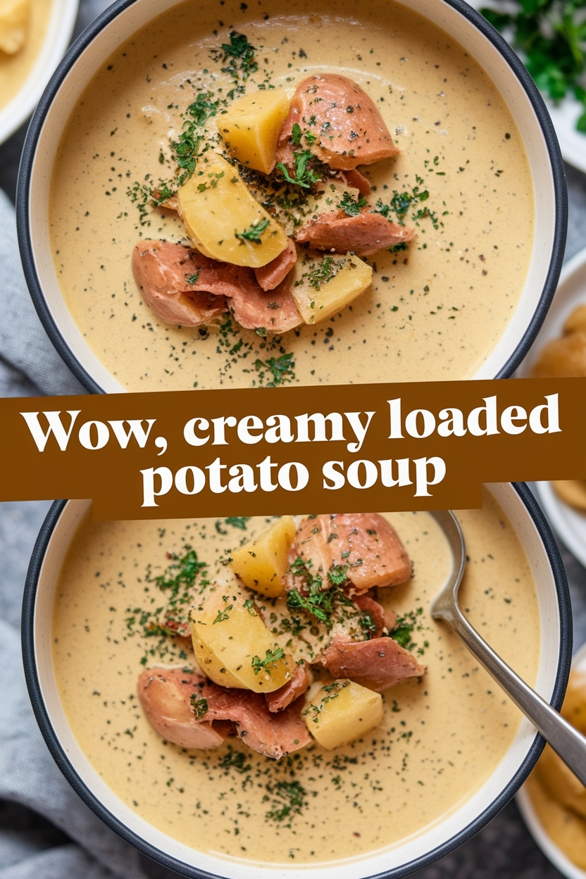 creamy loaded potato soup