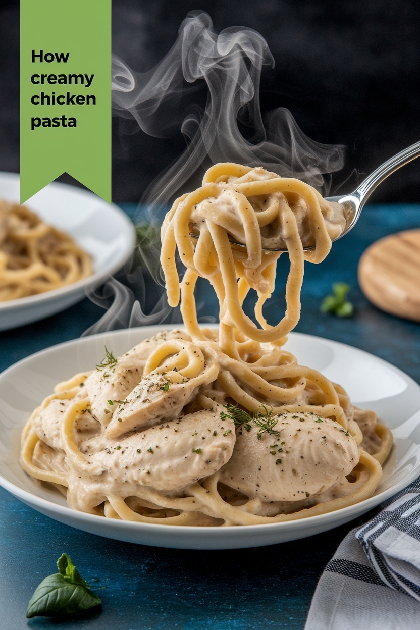 creamy tuscan chicken pasta