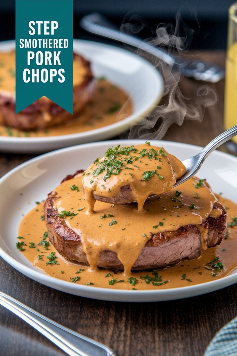 smothered pork chops