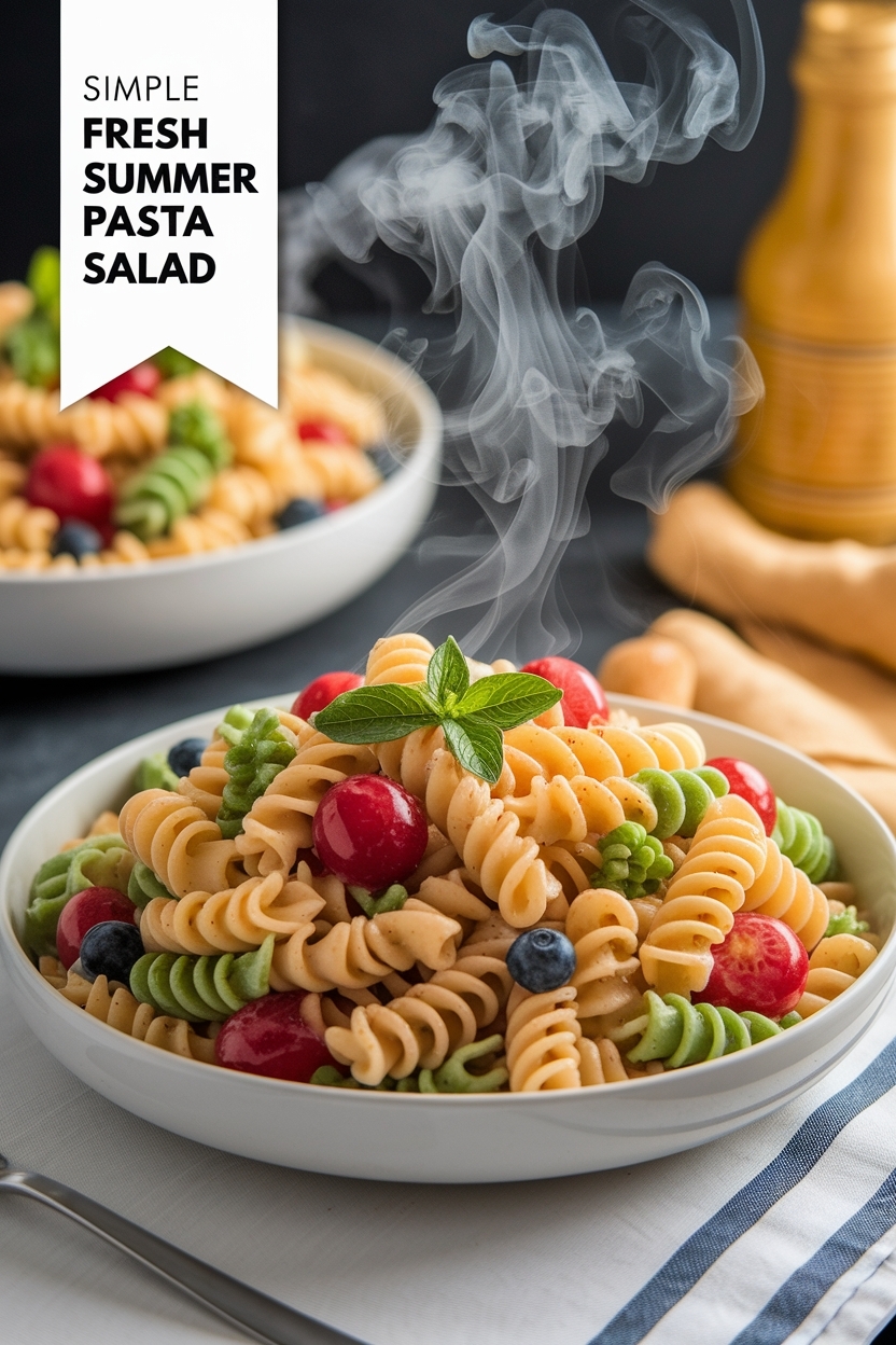 fresh summer pasta salad