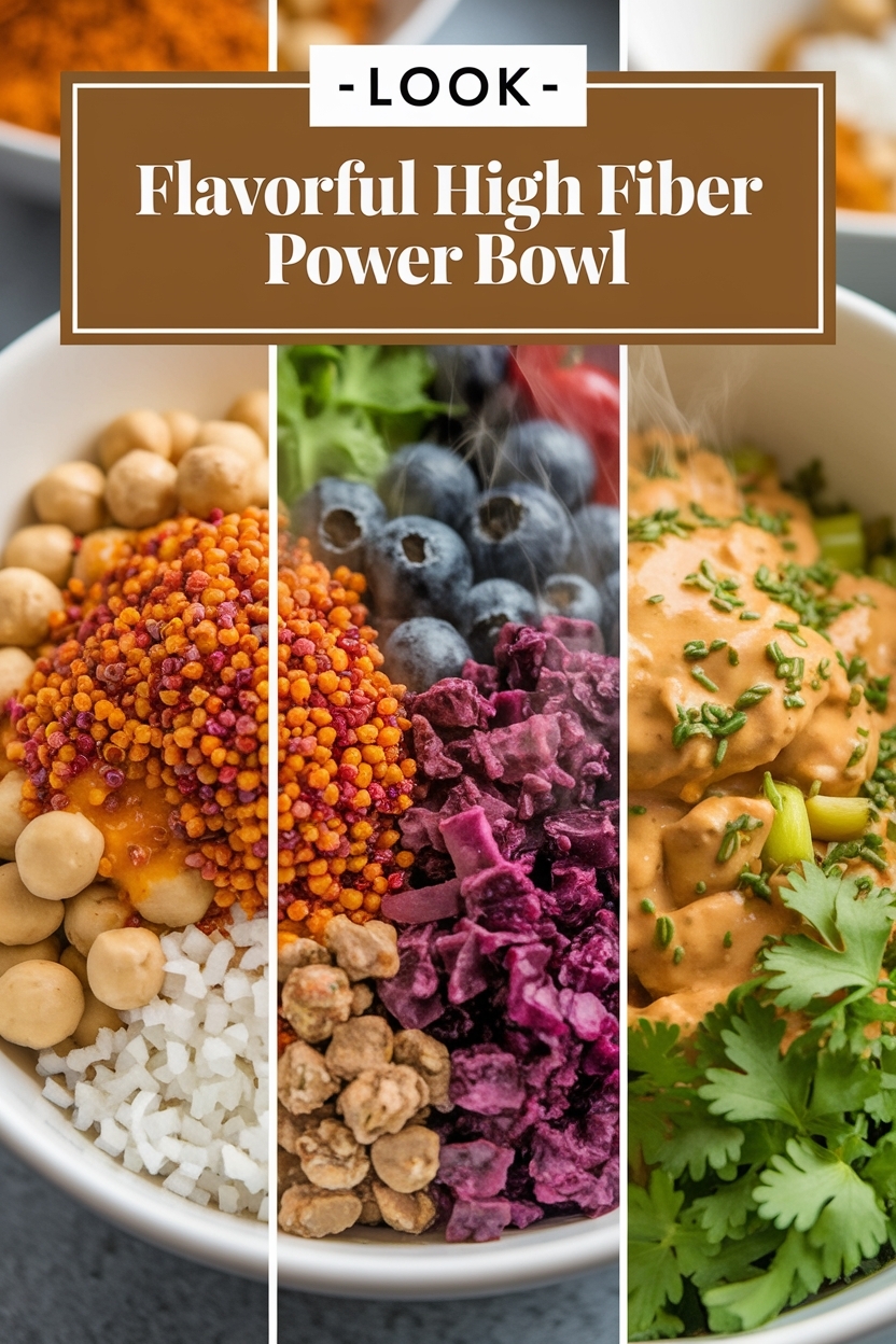 flavorful high fiber power bowl
