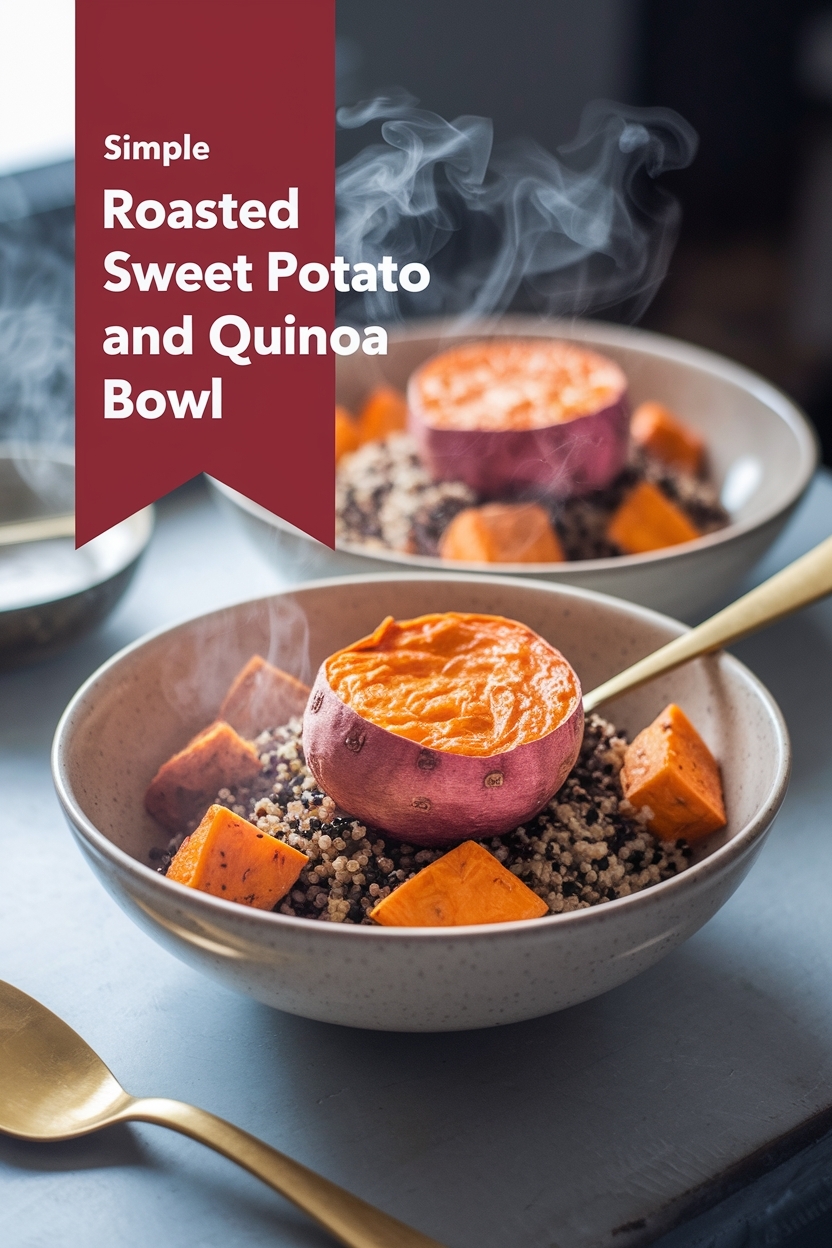 roasted sweet potato and quinoa bowl - Extra Photo