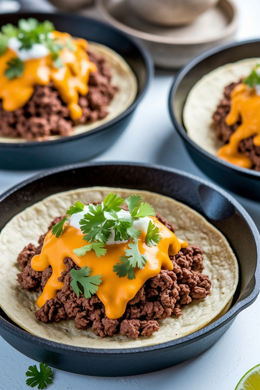ground beef taco skillet