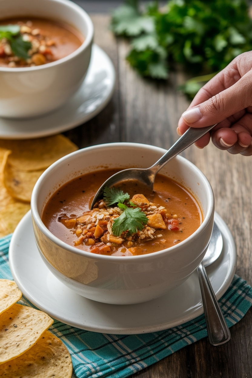 creamy taco soup