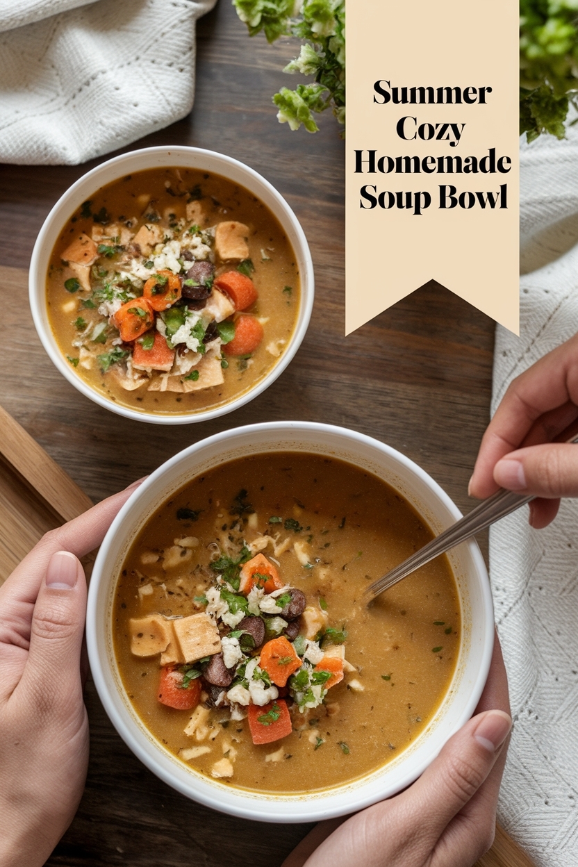 cozy homemade soup bowl - Extra Photo