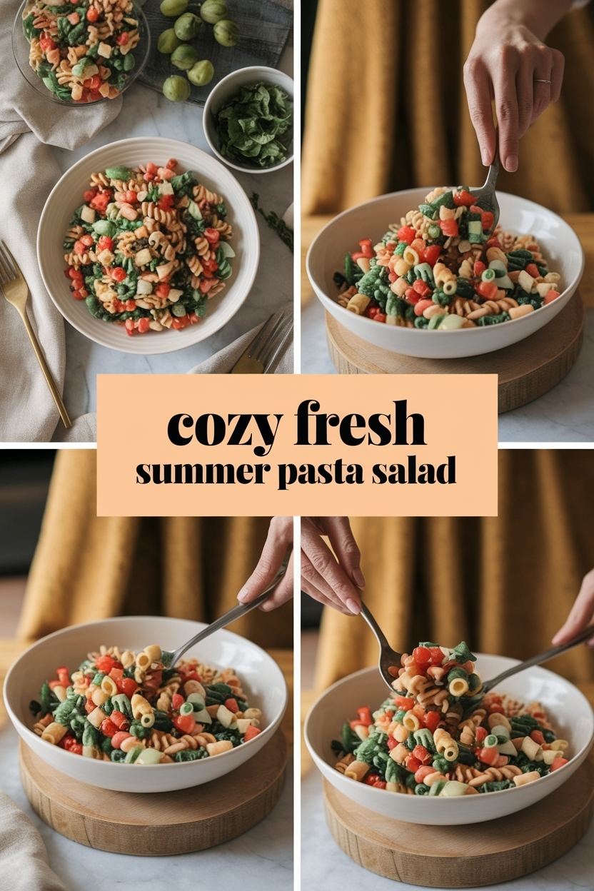fresh summer pasta salad - Extra Photo