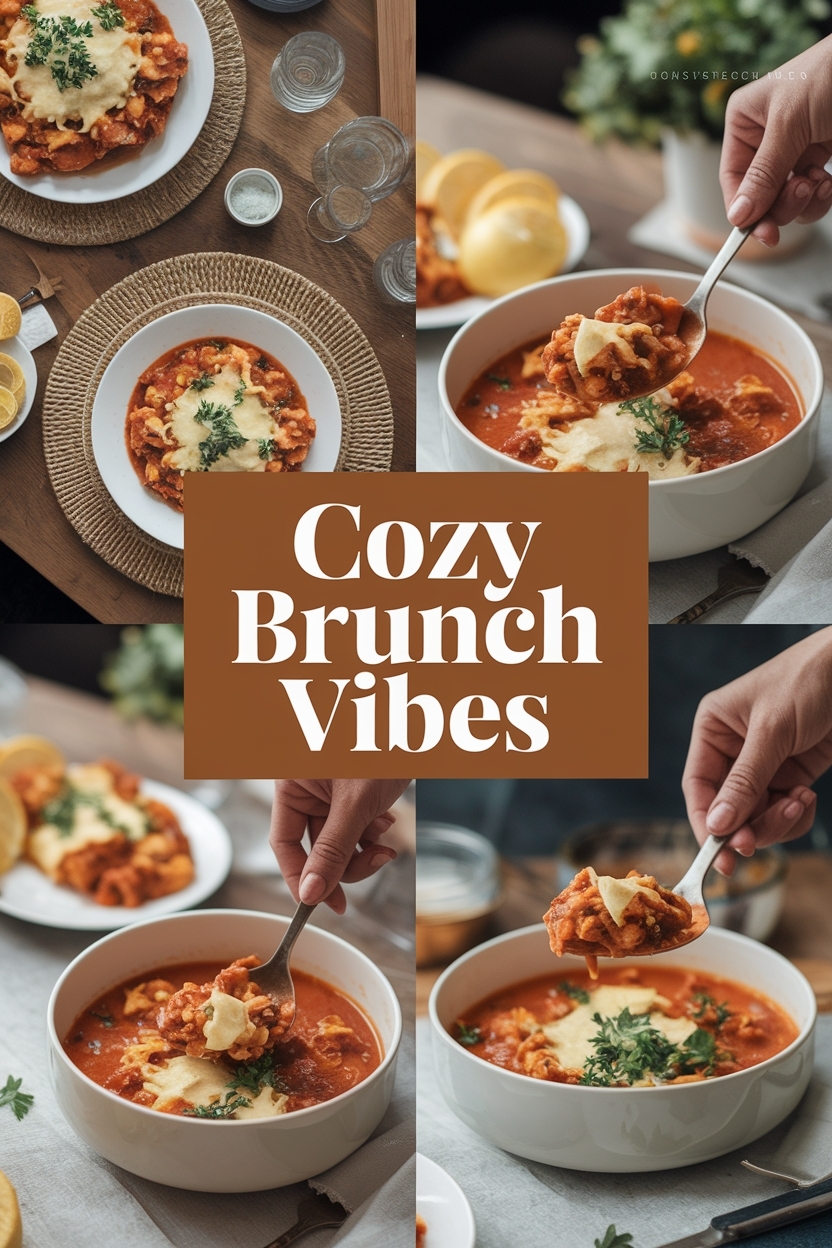 chicken lasagna soup - Extra Photo