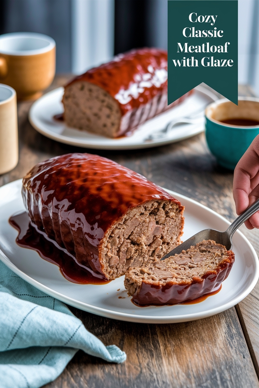 classic meatloaf with glaze - Extra Photo