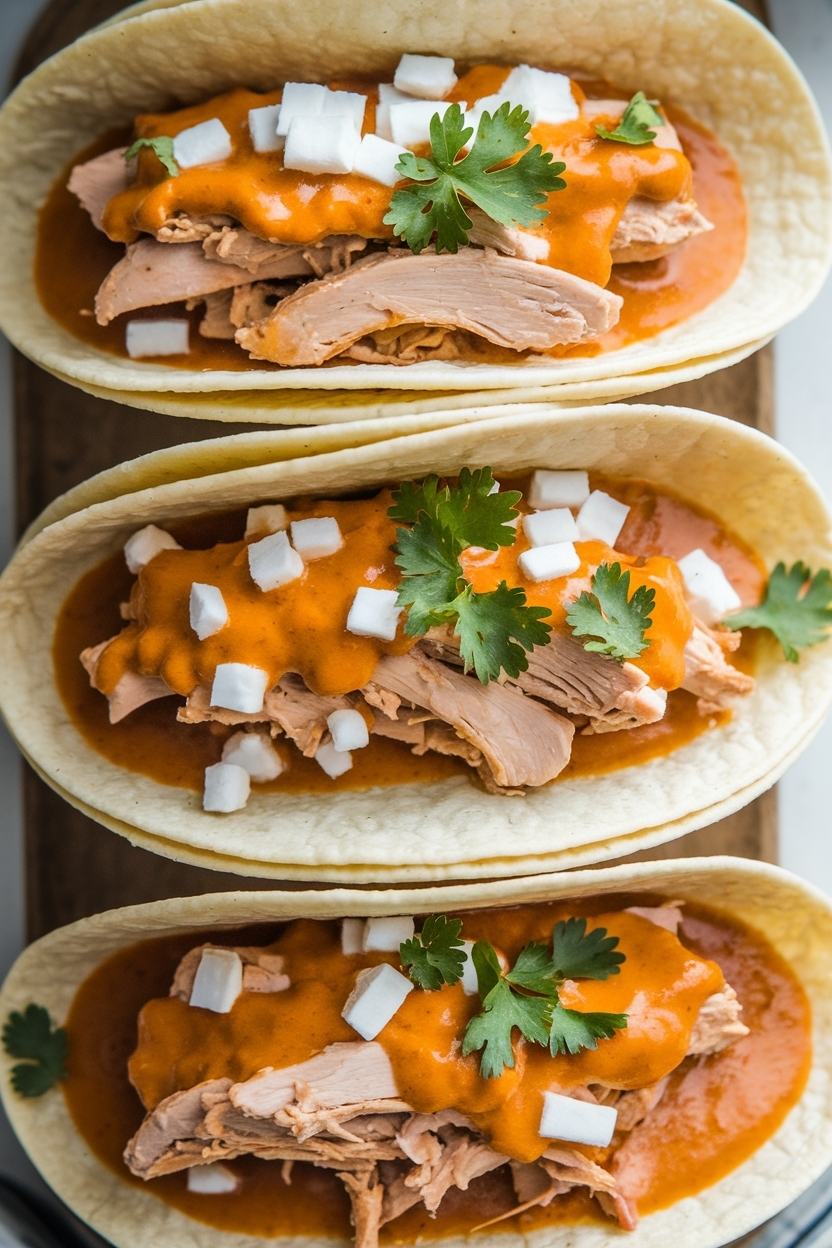 easy crockpot chicken tacos