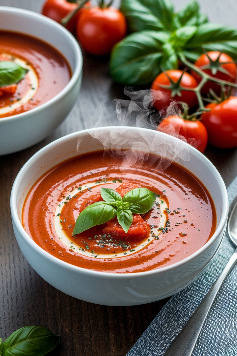 creamy tomato basil soup