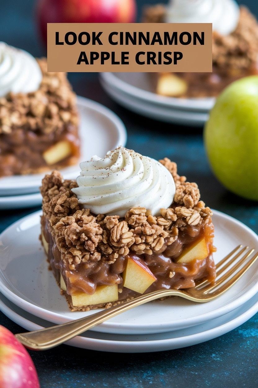 cinnamon apple crisp