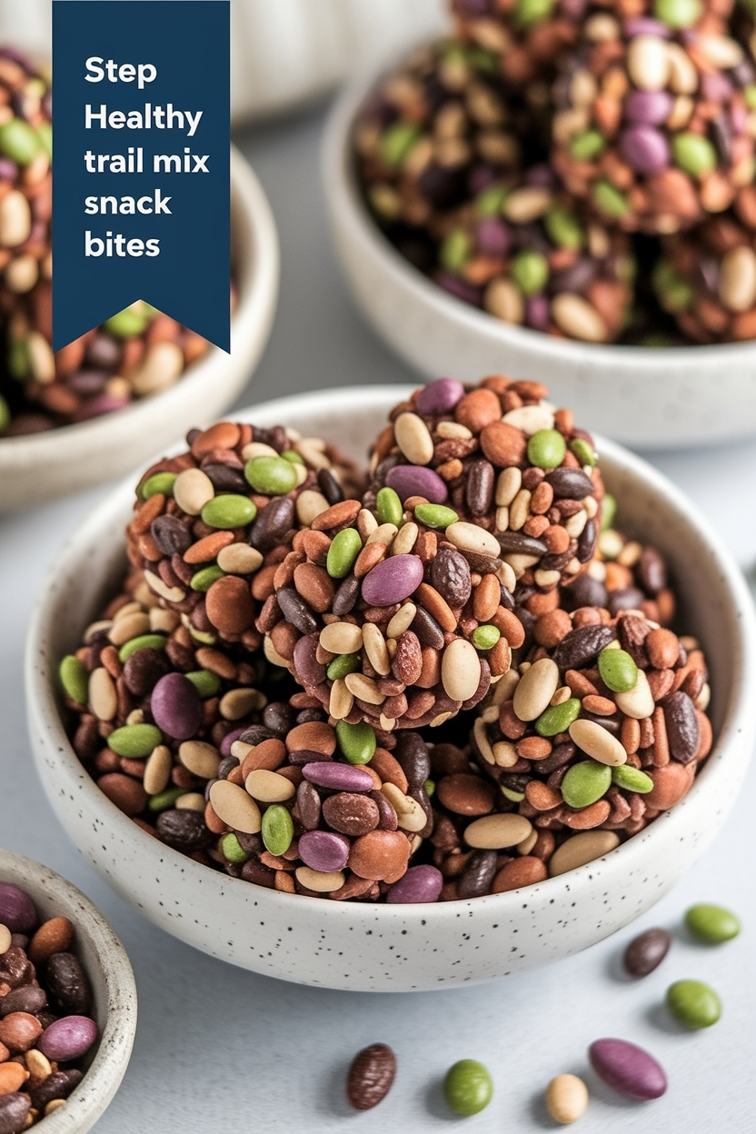 healthy trail mix snack bites