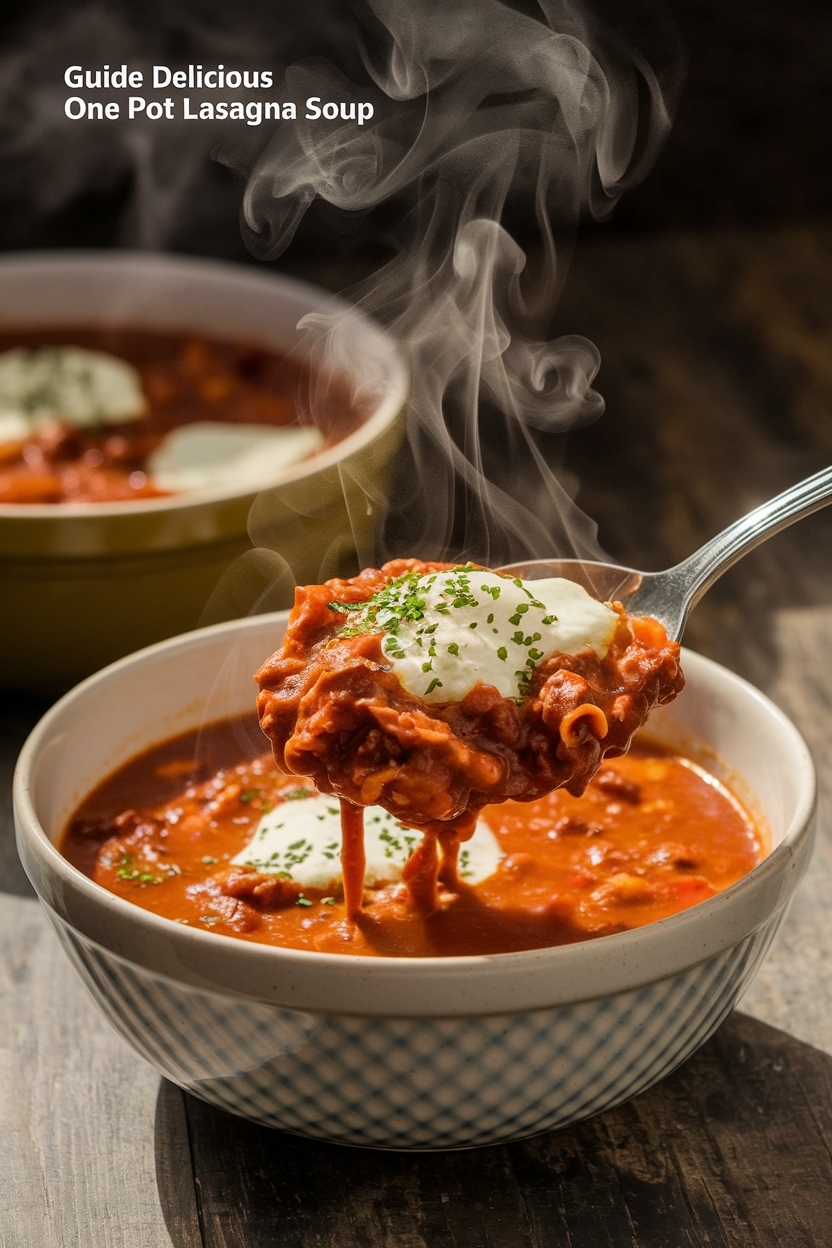 one pot lasagna soup