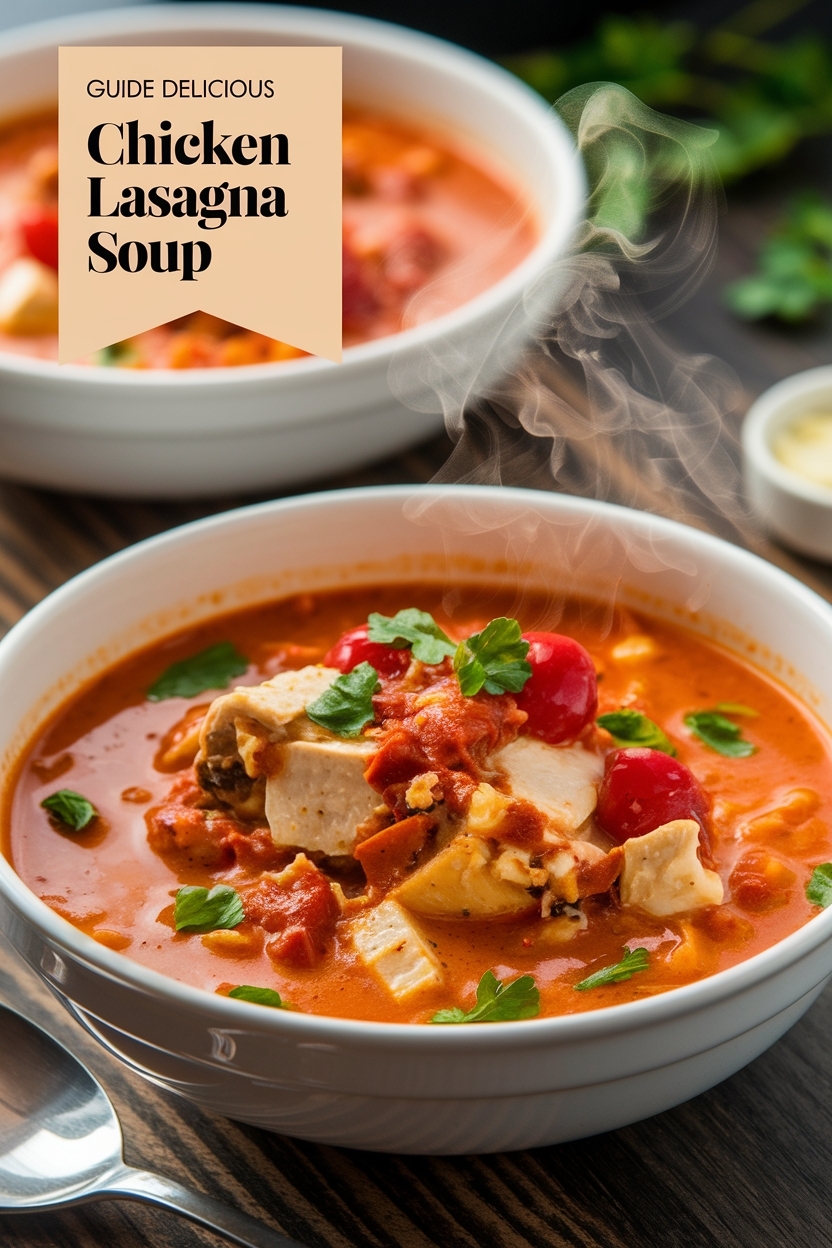 chicken lasagna soup