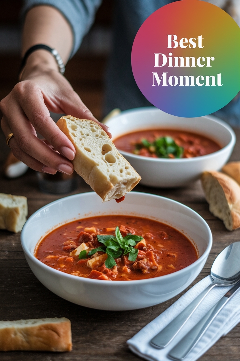 easy weeknight lasagna soup