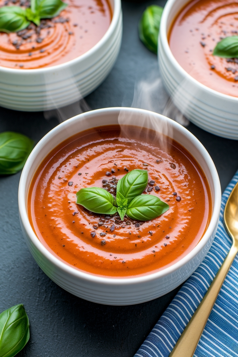 creamy tomato basil soup