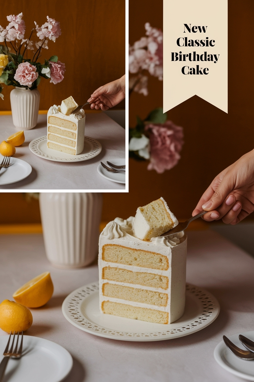 classic birthday cake - Extra Photo