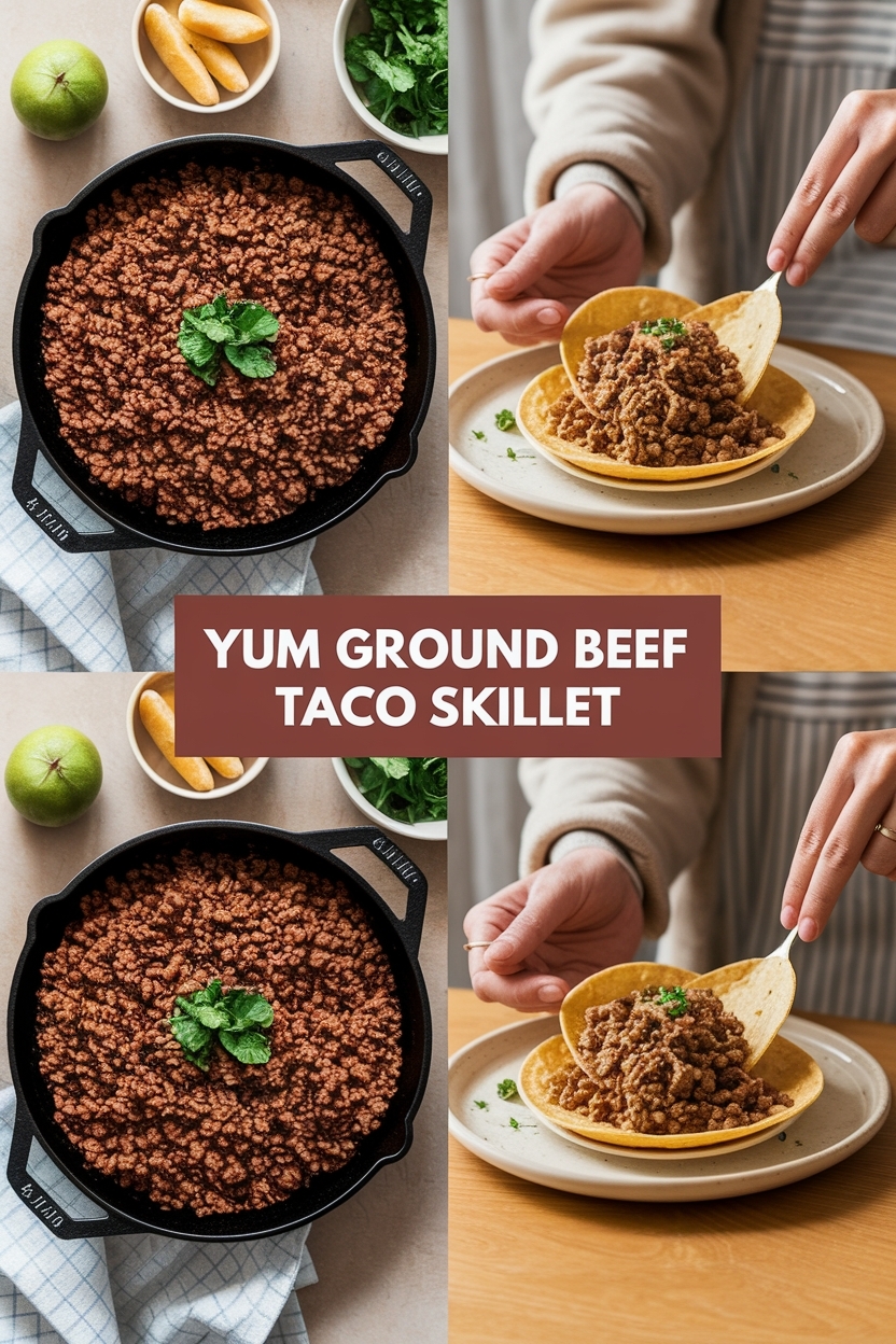 ground beef taco skillet - Extra Photo