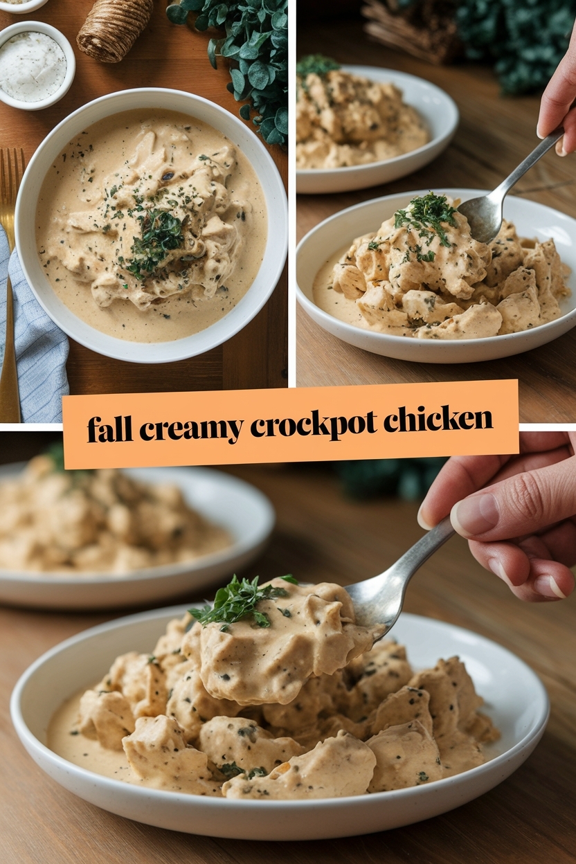 creamy crockpot chicken - Extra Photo