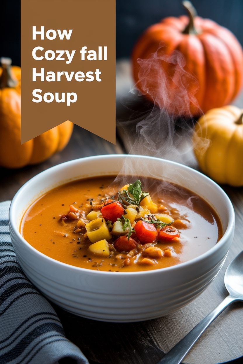 cozy homemade soup bowl