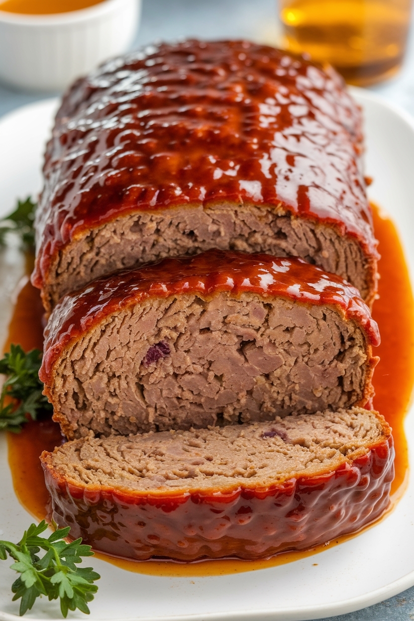 classic meatloaf with glaze