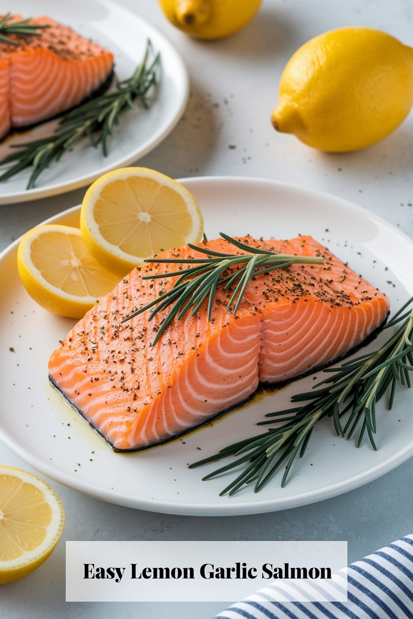 lemon garlic salmon