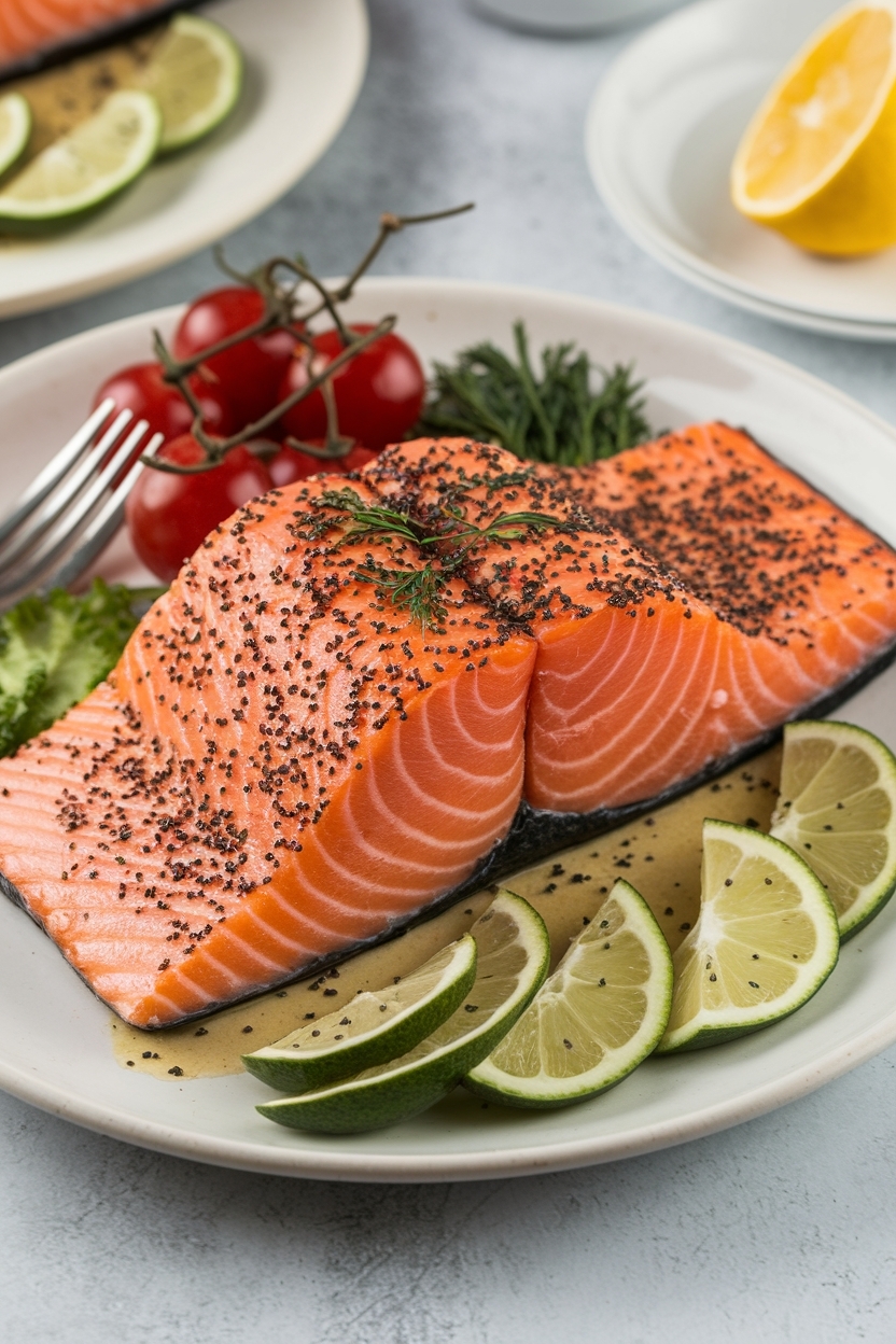 salmon dinner ideas closeup
