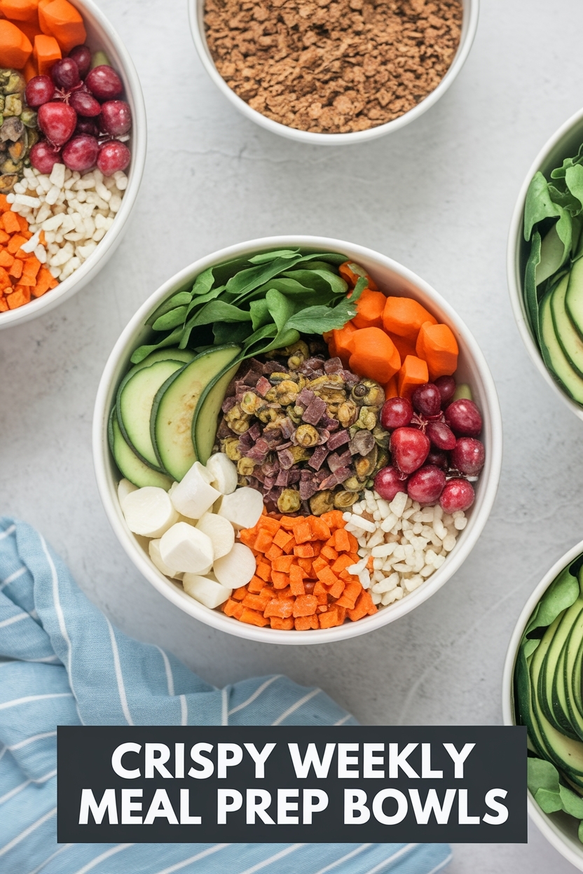 weekly meal prep bowls
