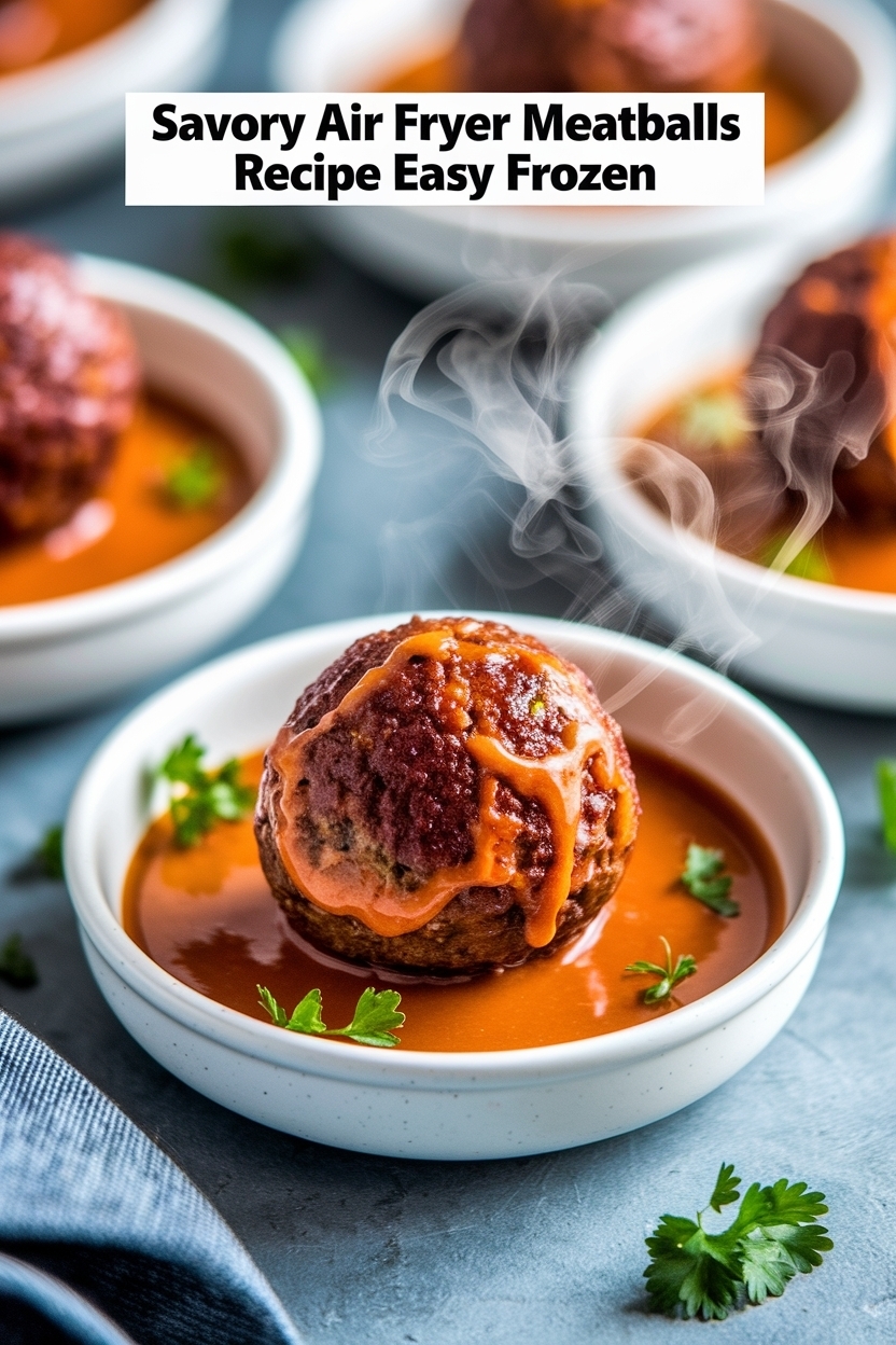 air fryer meatballs recipe easy frozen
