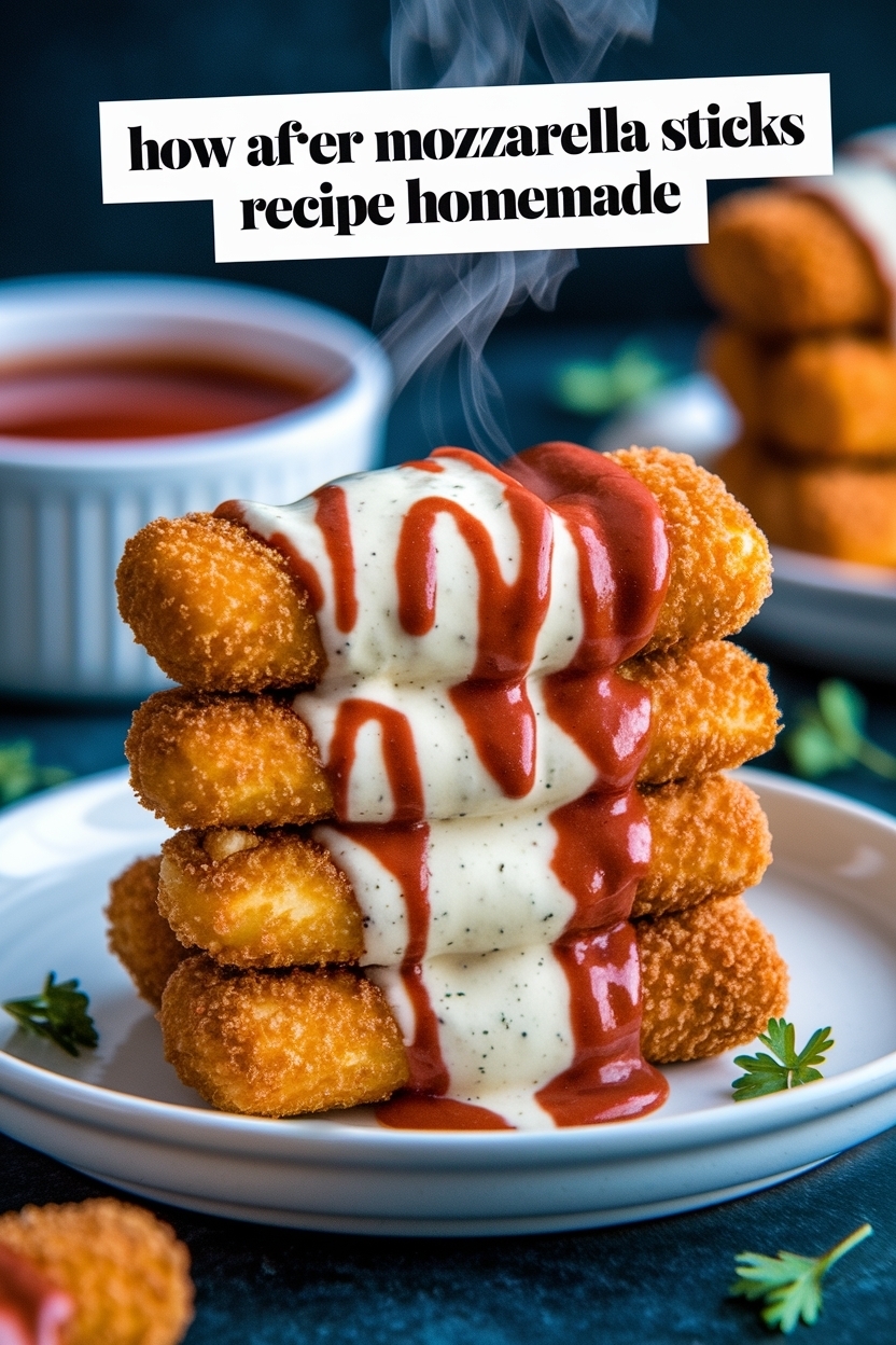 air fryer mozzarella sticks recipe homemade