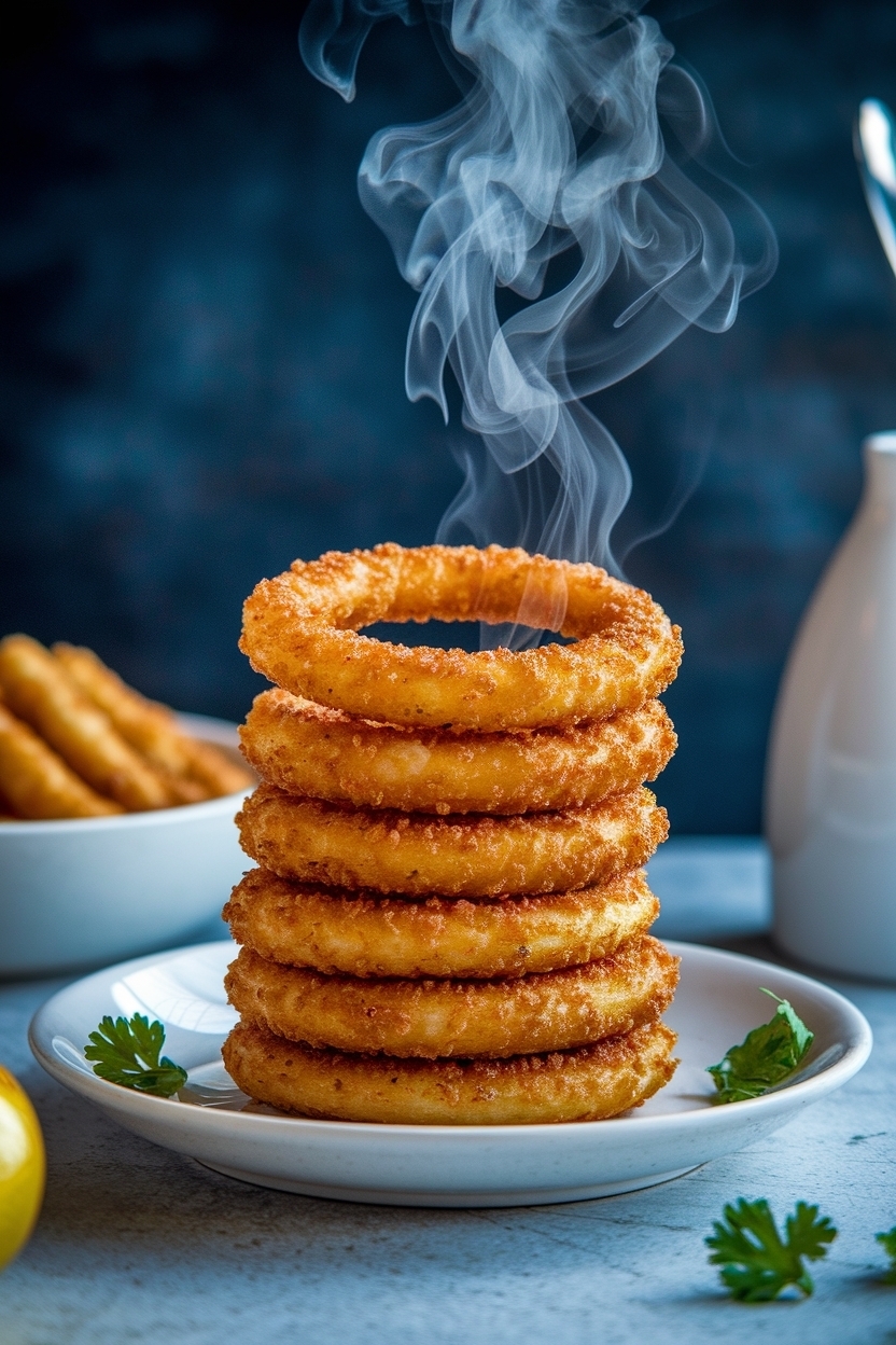 air fryer onion rings recipe crispy