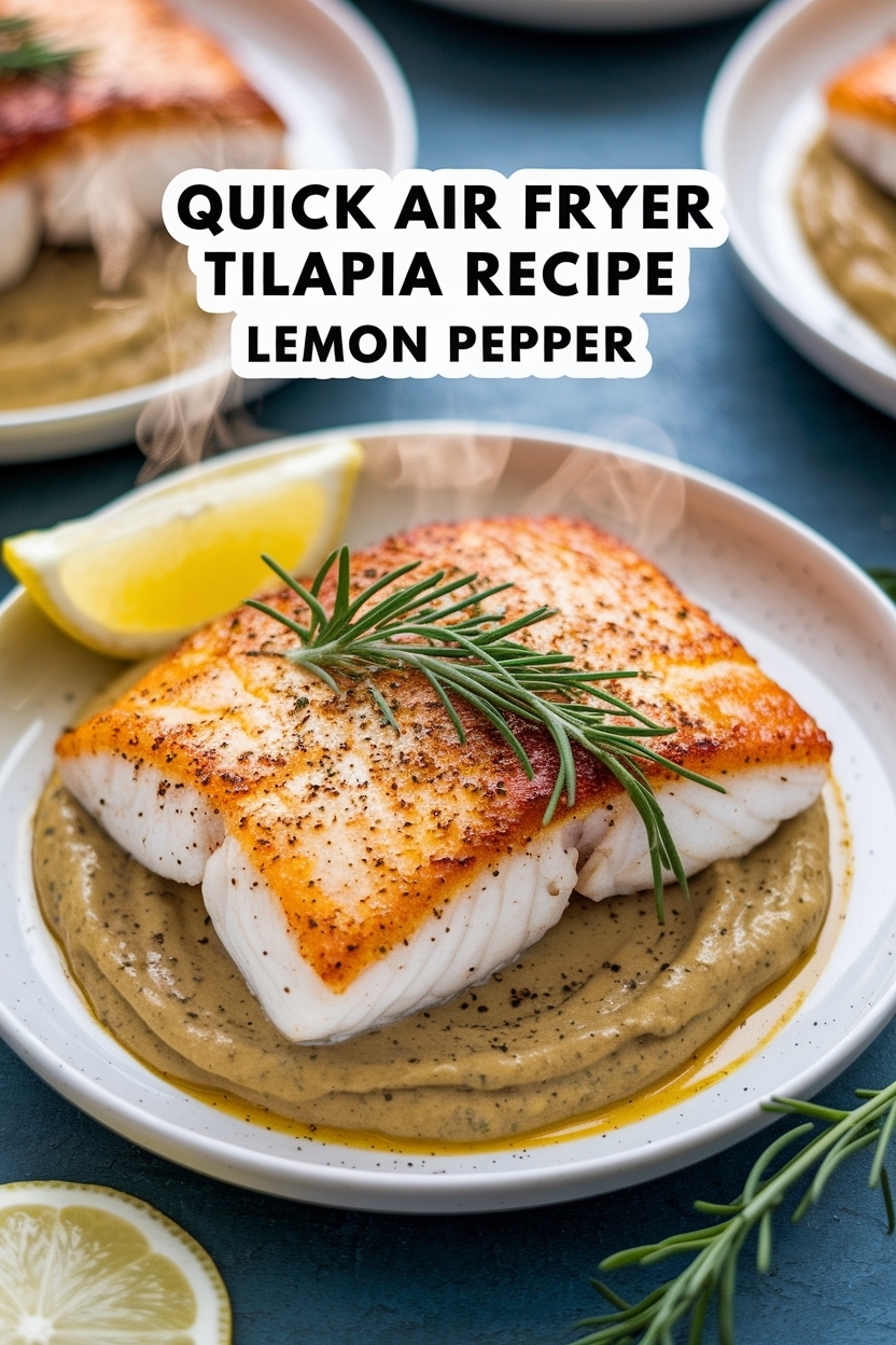 air fryer tilapia recipe lemon pepper