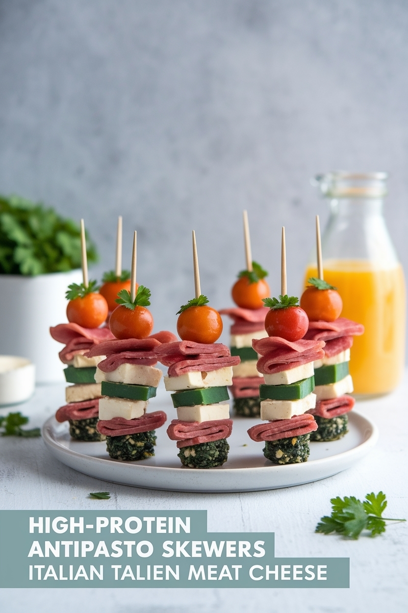 antipasto skewers recipe italian meat cheese