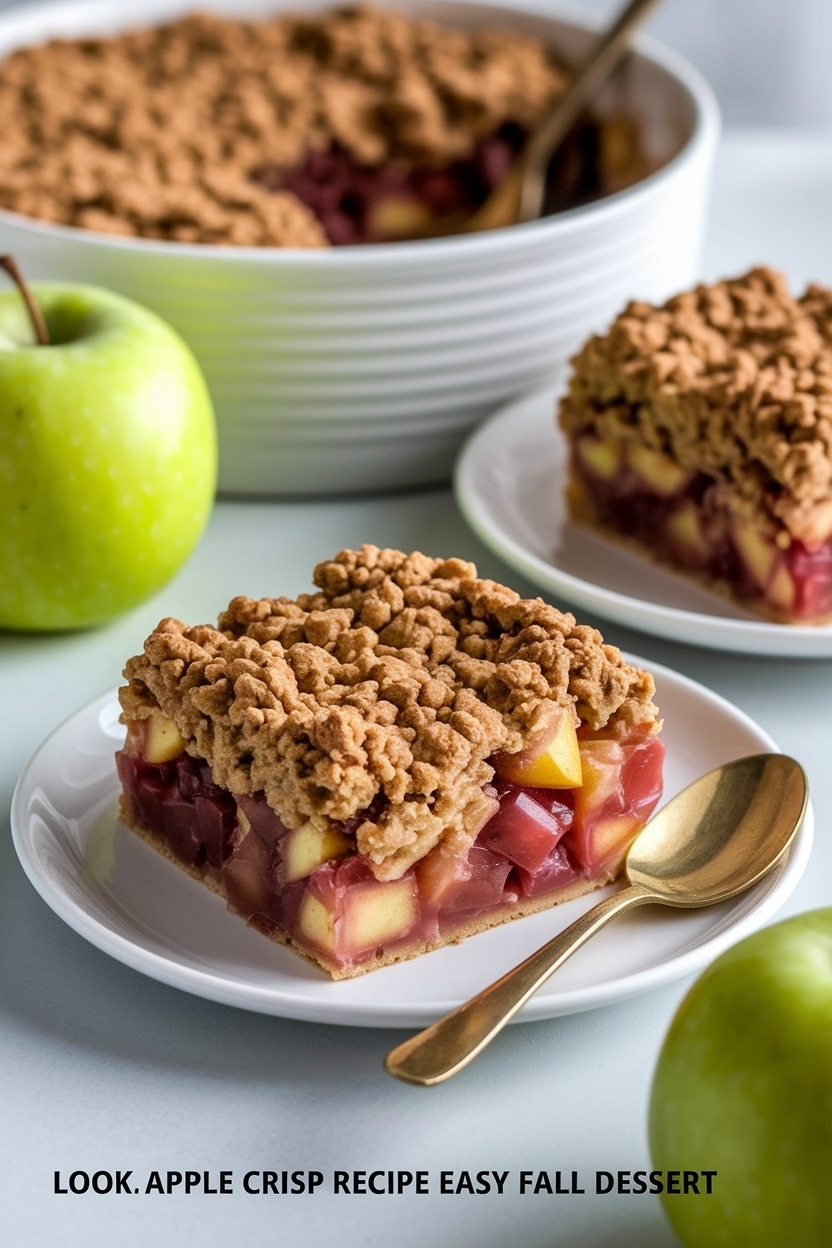 apple crisp recipe easy fall dessert