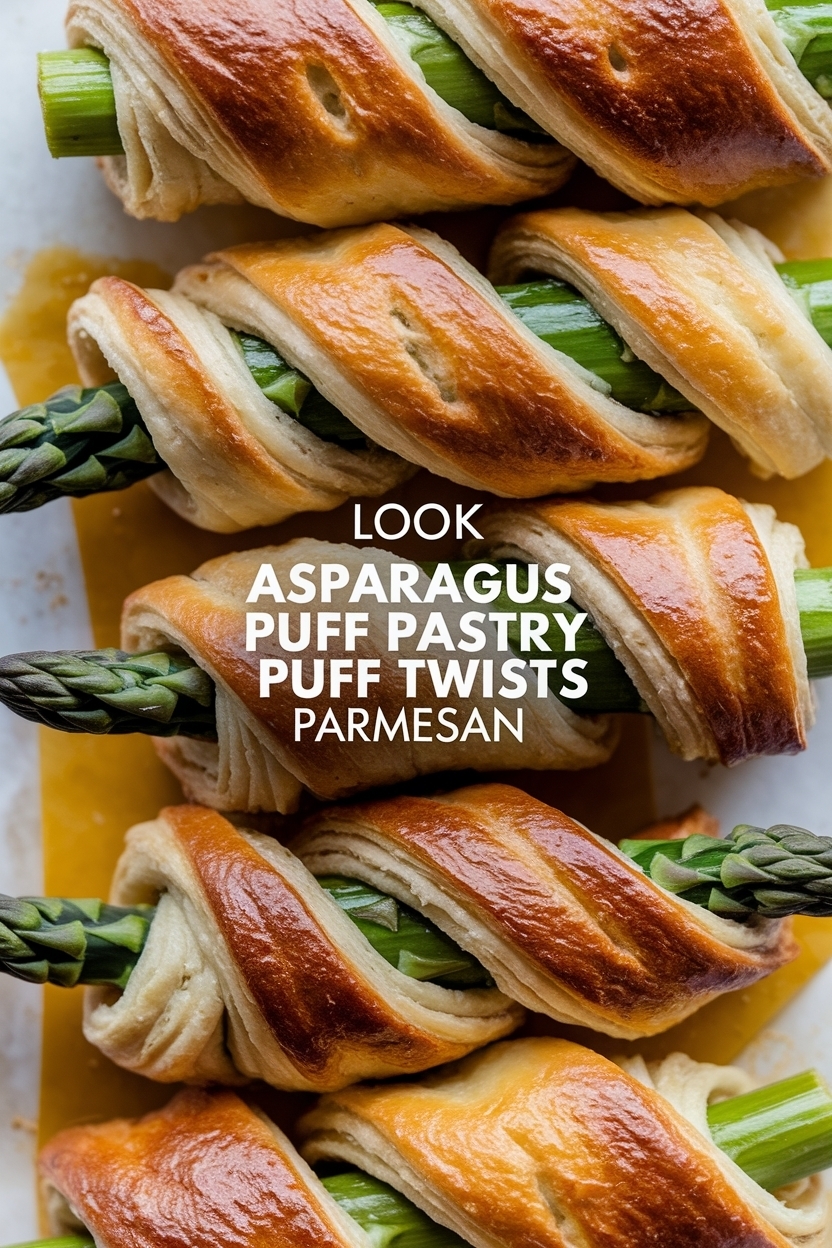 asparagus puff pastry twists parmesan