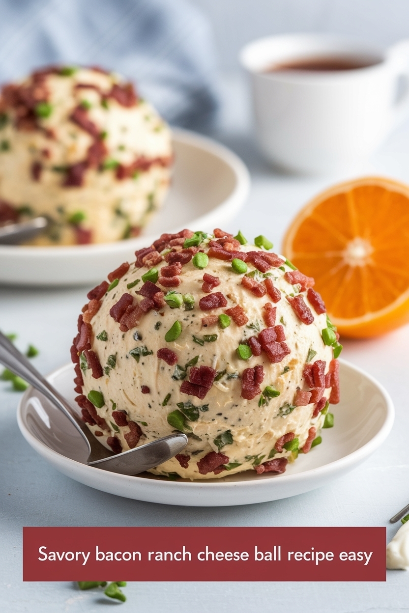 bacon ranch cheese ball recipe easy