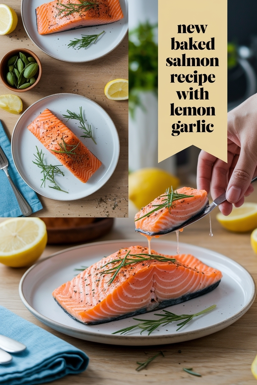 baked salmon recipe with lemon garlic